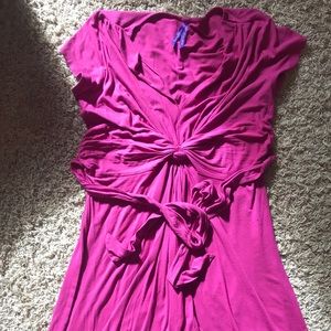Seraphine Pink Wrap Dress, Size 10